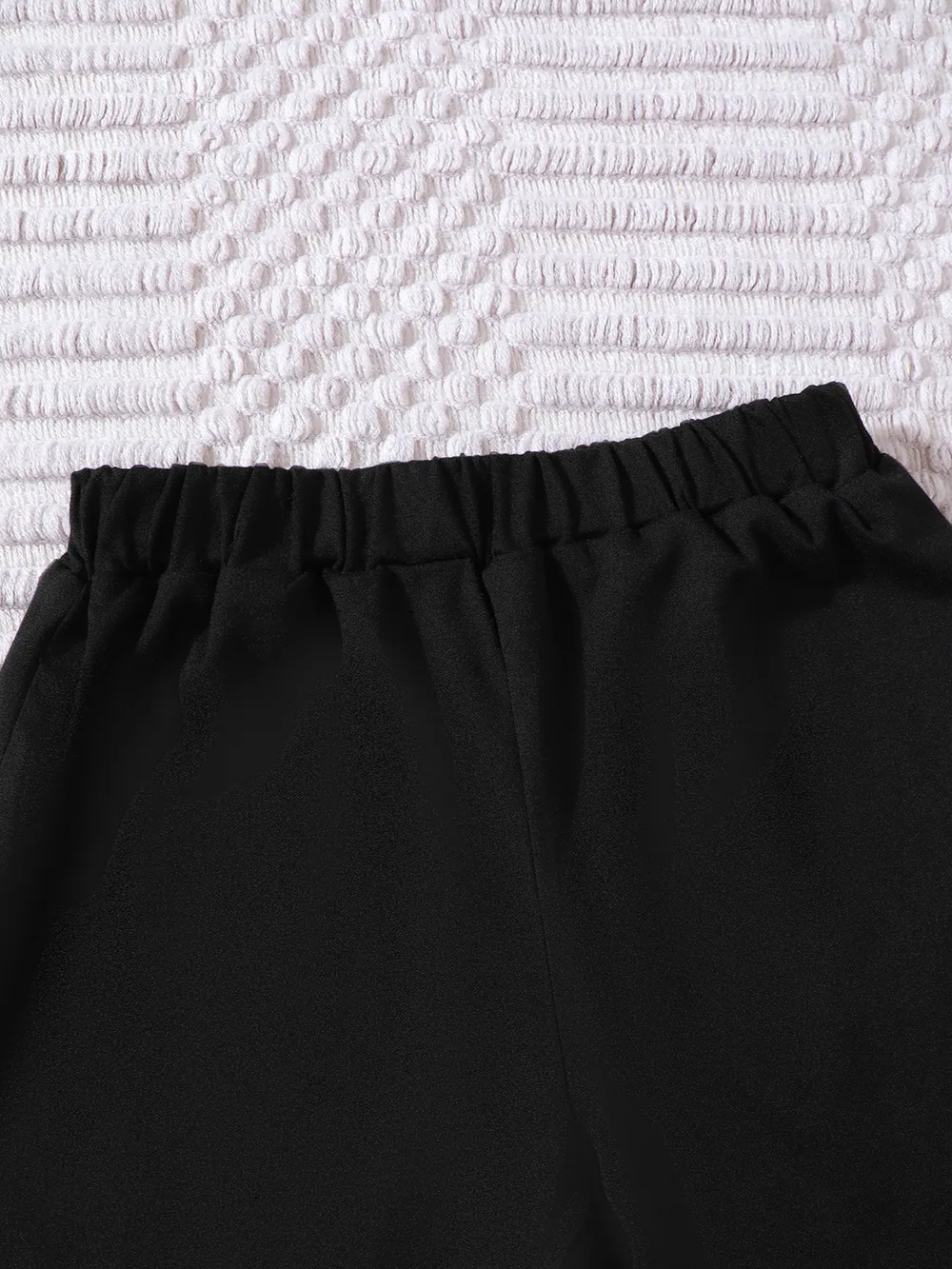 Children's Color Block Short Sleeve Top and Shorts Set, image 8