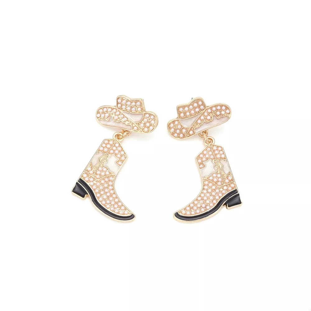 Cowboy Hat and Boot Dangle Earrings, image 11
