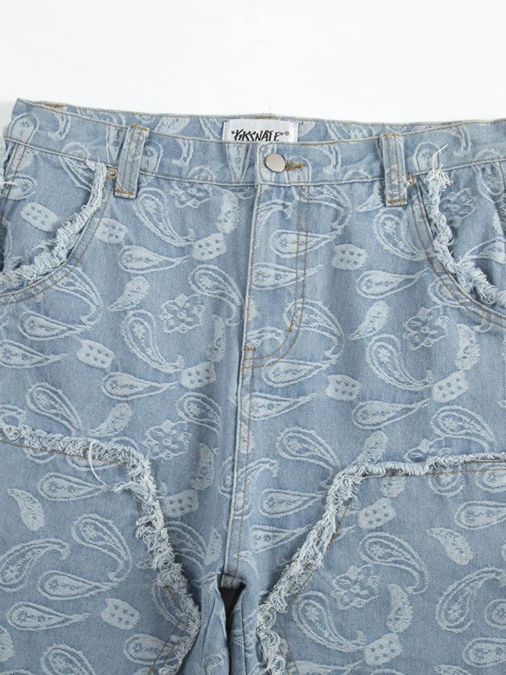 Men's Contrast Washed Bootcut Jeans, image 8