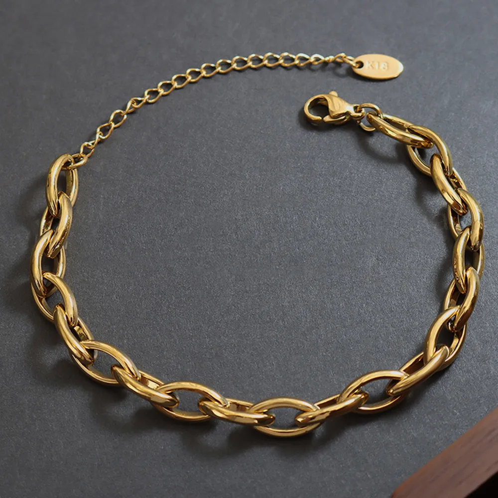 Titanium Steel Chain Bracelet, image 4