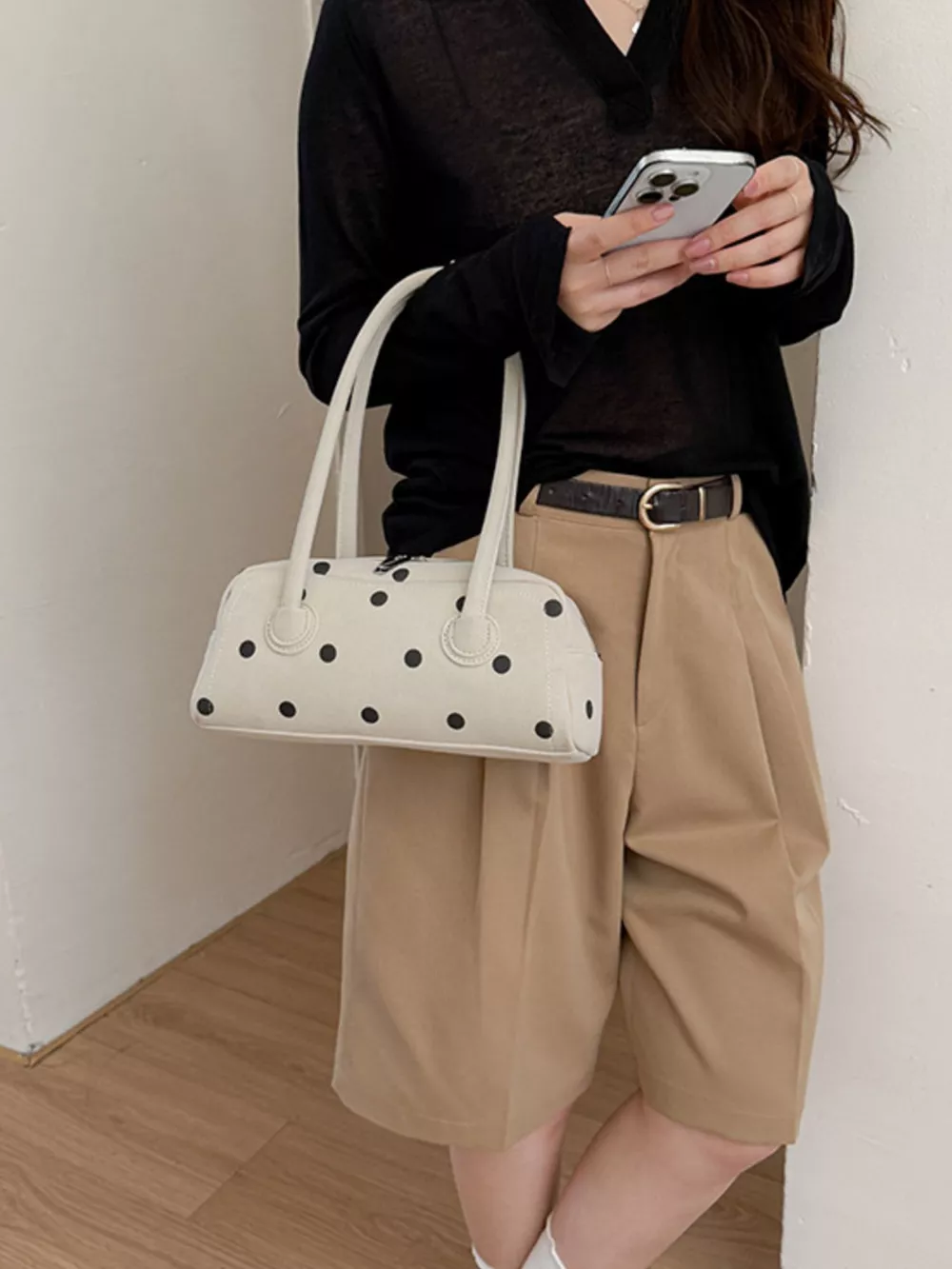 Polka Dot Shoulder Bag, image 7