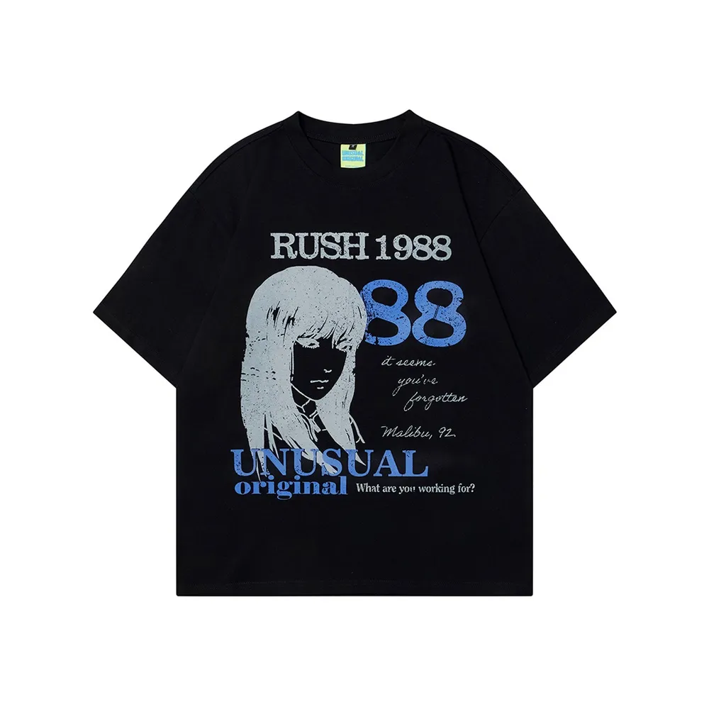 Men's Graphic Round Neck Short Sleeve T-Shirt