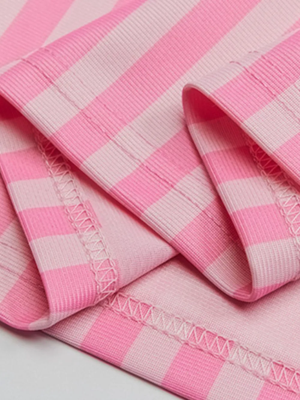 Men's Bunny Striped Short Sleeve T-Shirt, image 9