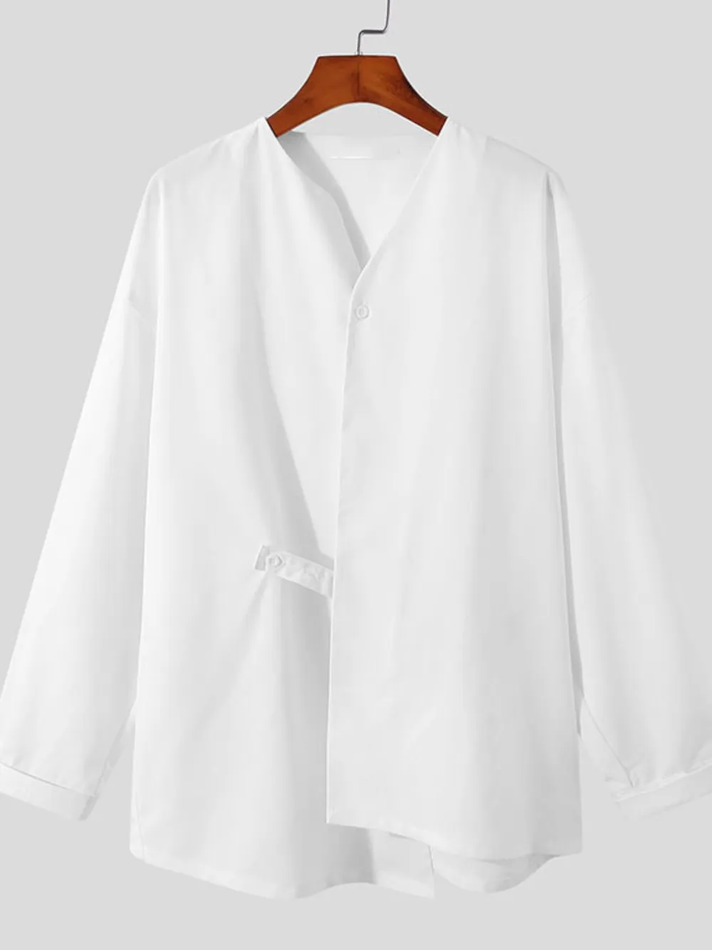 Men's Full Size Long Sleeve Casual Shirt Plus Size, image 3