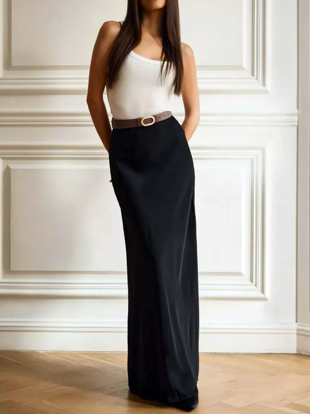 High-Waisted Maxi Skirt, image 6
