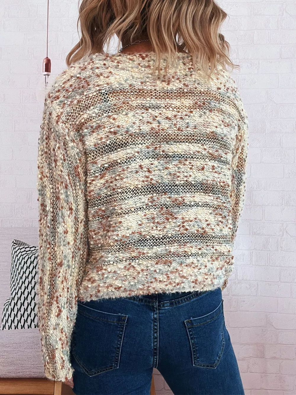 Round Neck Long Sleeve Sweater, image 10