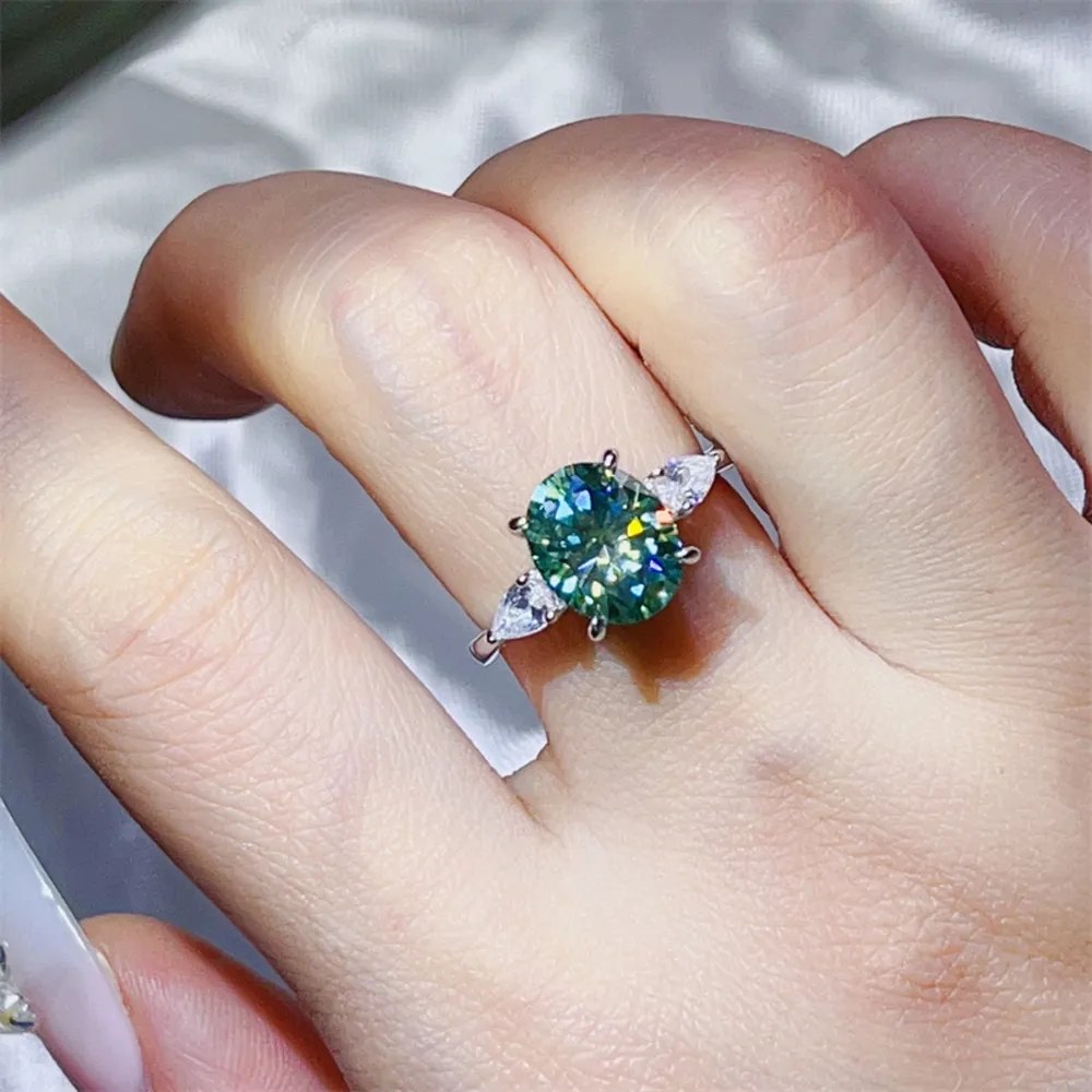 3 Carat Moissanite 925 Sterling Silver Ring, image 4