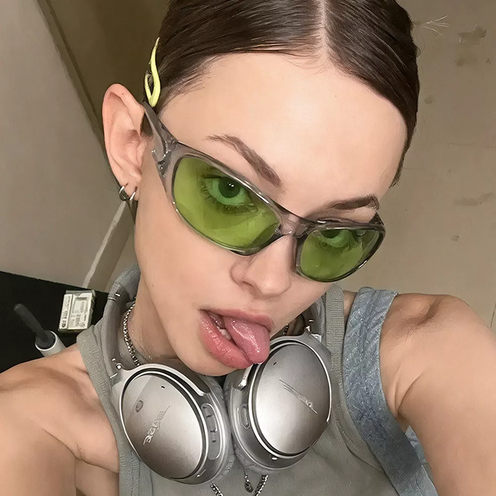 Rectangular Tinted Sunglasses, image 3