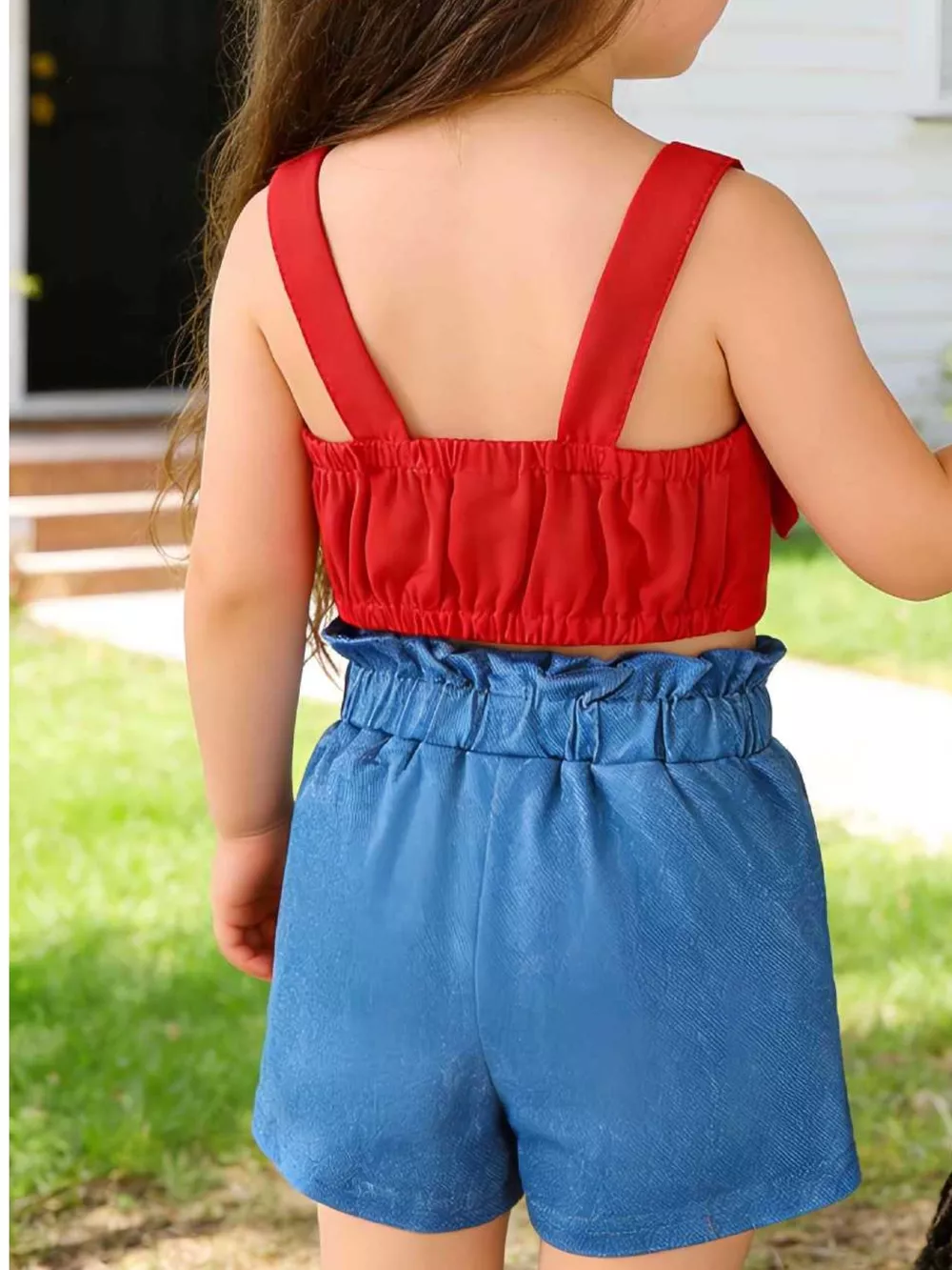 Children's Bow Tank and Shorts Set, image 4