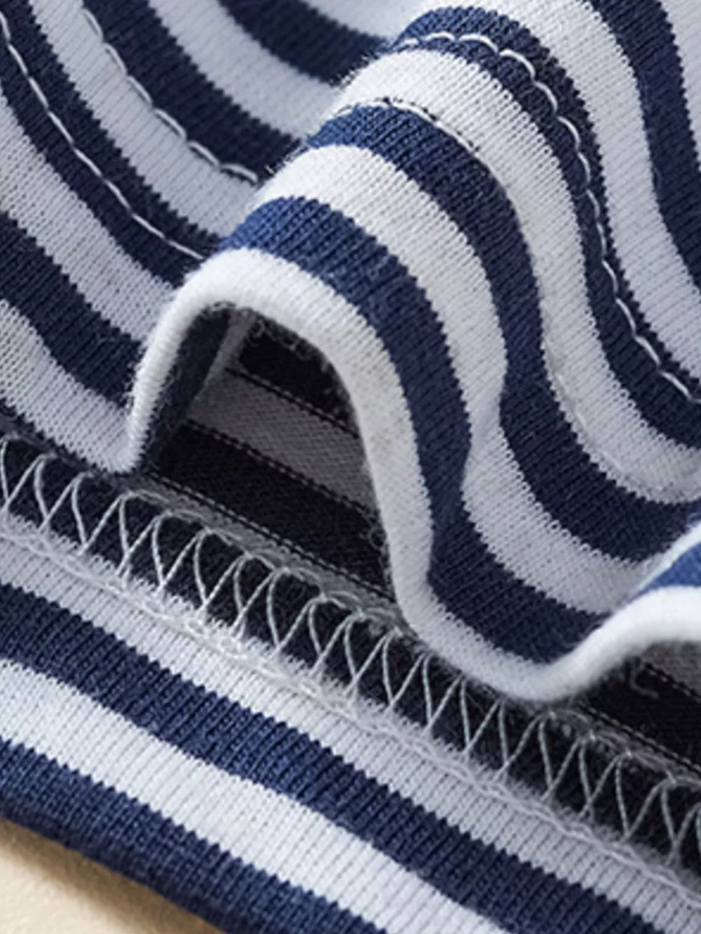 Children's Striped Polo Shirt & Printed Shorts Set, image 4
