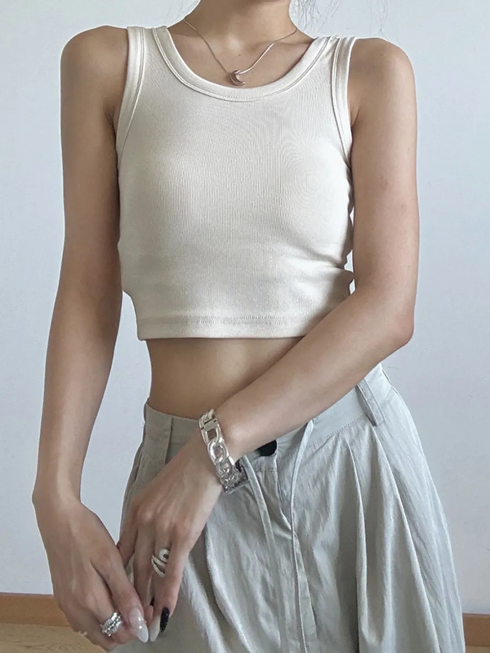 Ribbed Crop Tank Top, image 18