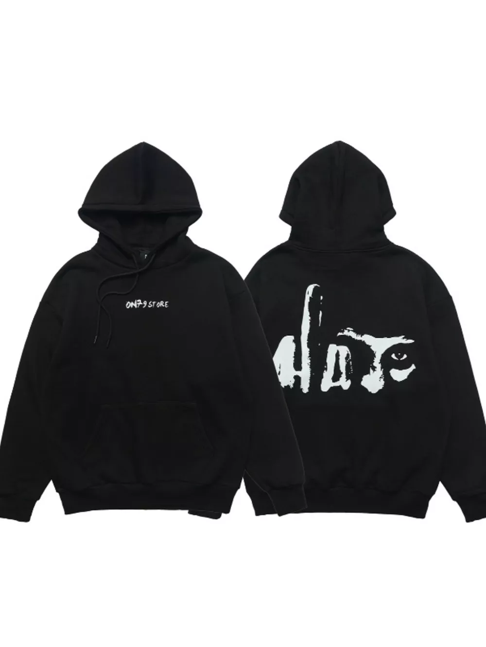 Men's Drop Shoulder Drawstring Hoodie, image 7