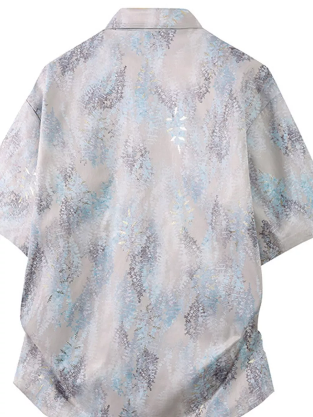 Men's Plus Size Tropical Print Short Sleeve Casual Shirt, image 16