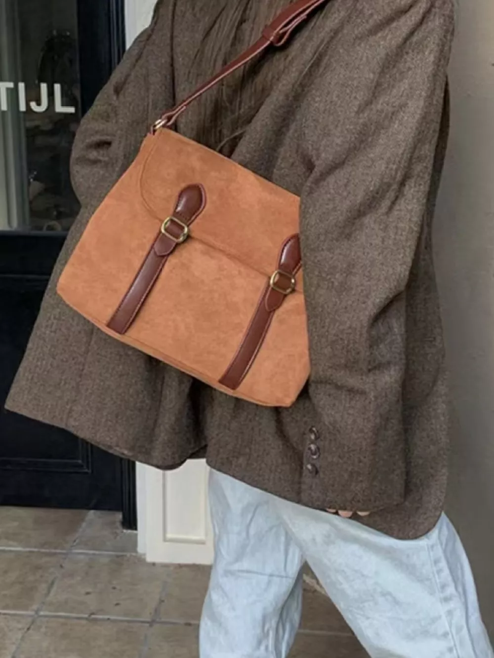 Double Buckle Crossbody Bag, image 7