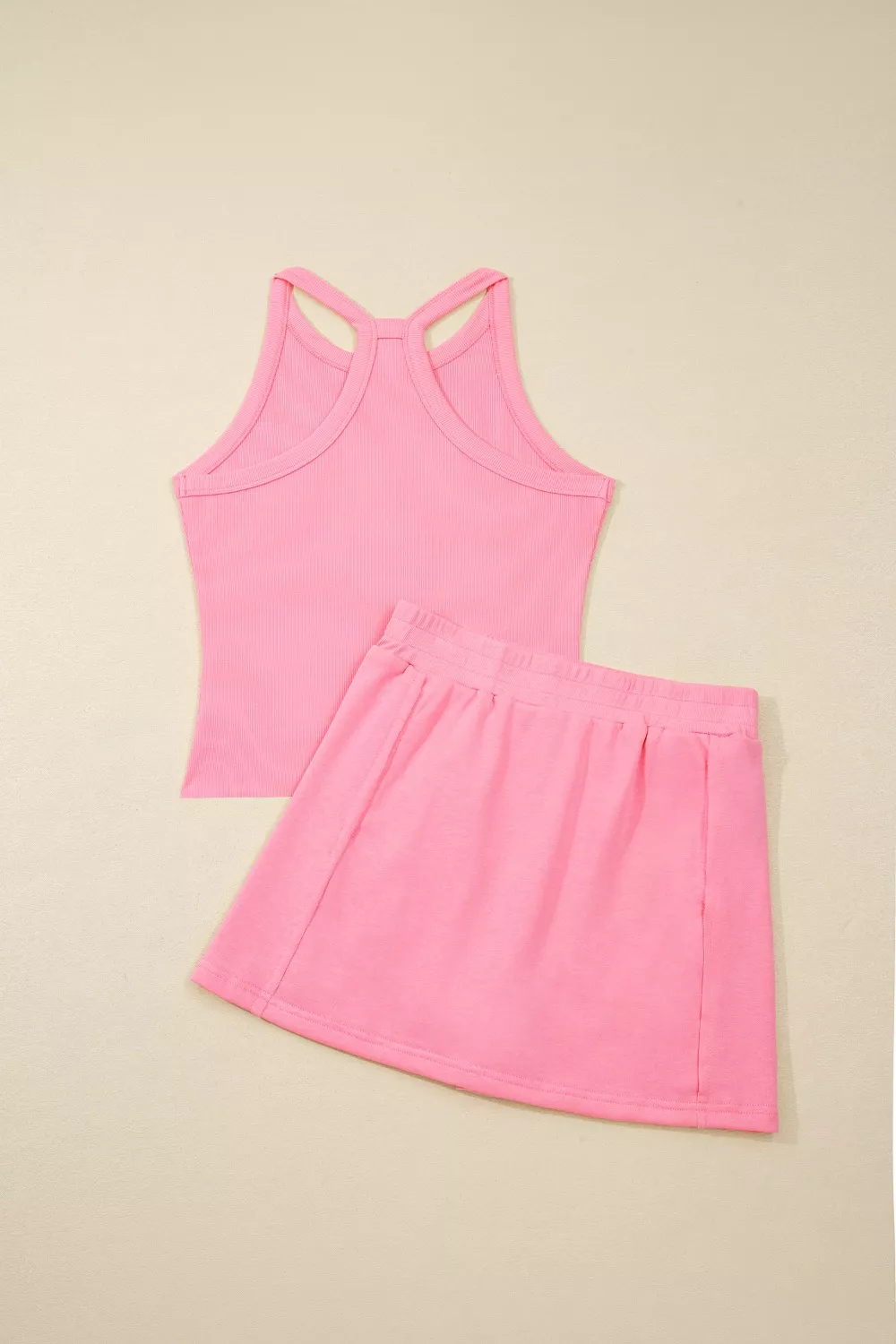 Sleeveless Cropped Top and Pocketed Skort Set, image 6