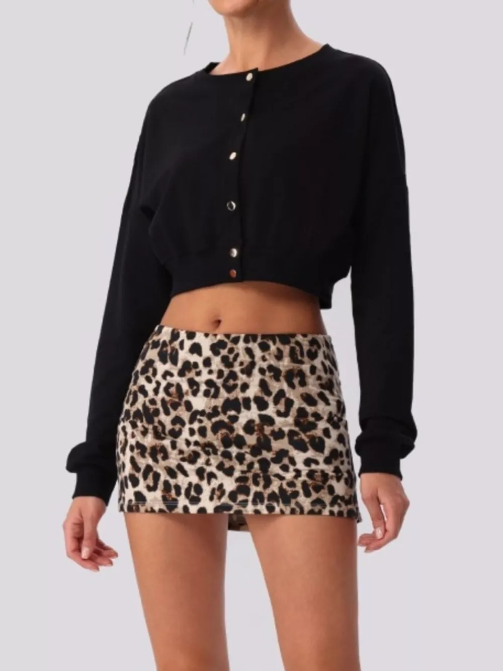 Cropped Button-Down Active Cardigan, image 7