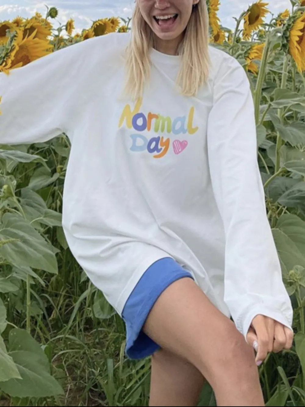 Normal Day Long Sleeve T-Shirt, image 2