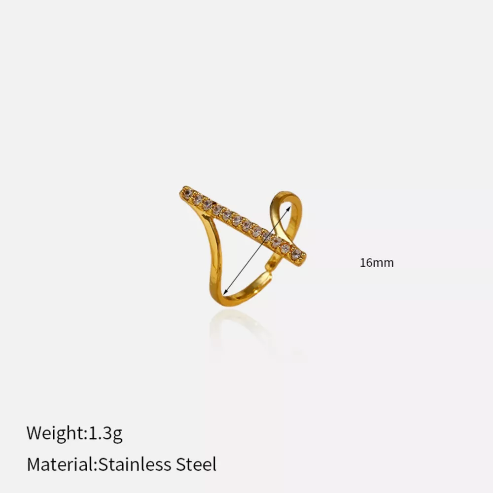 Irregular Rhinestone Ring, image 4