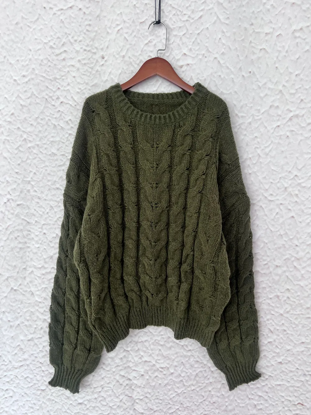 Cable Knit Long Sleeve Sweater, image 20
