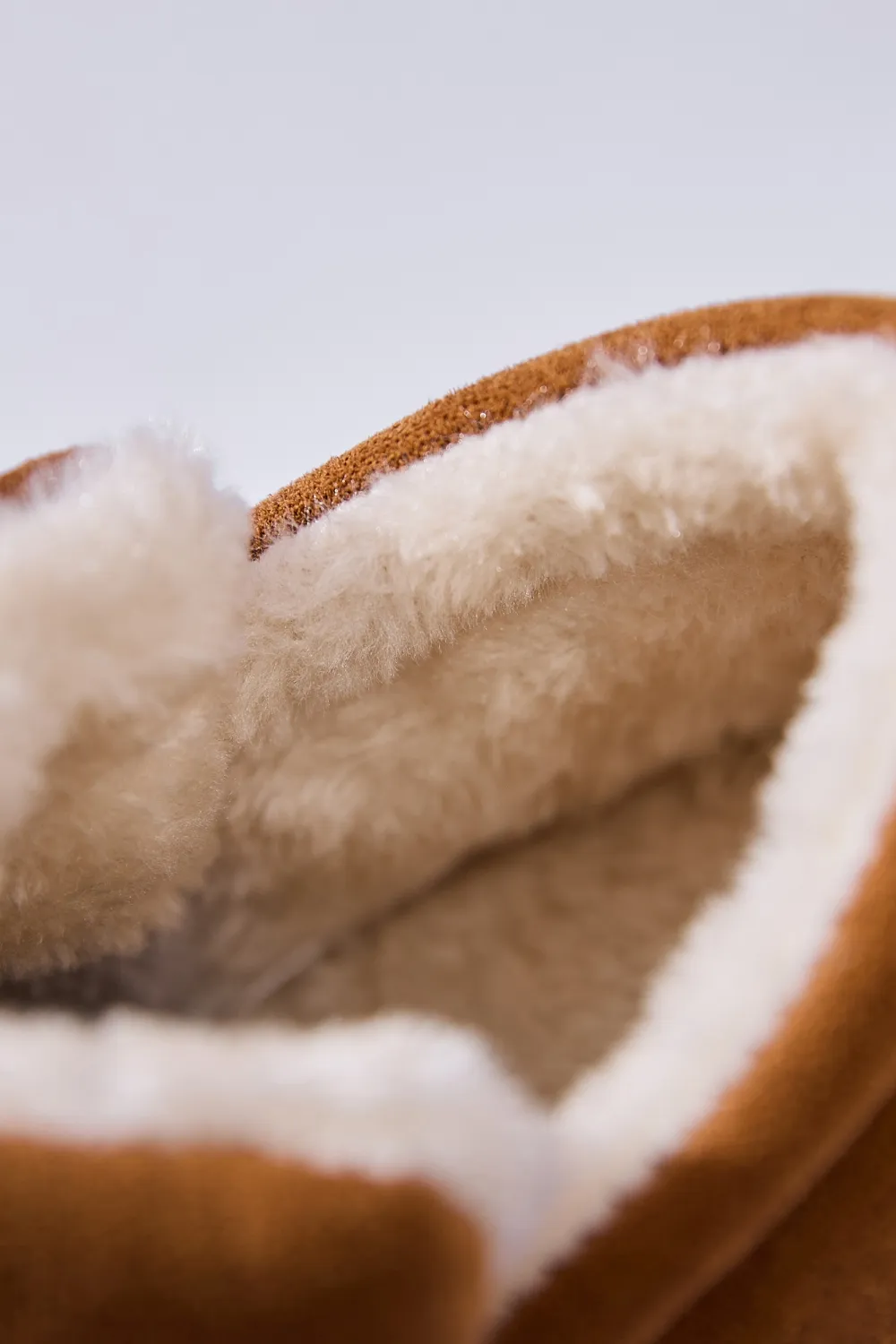 Letter M Suede Round Toe Slippers, image 10