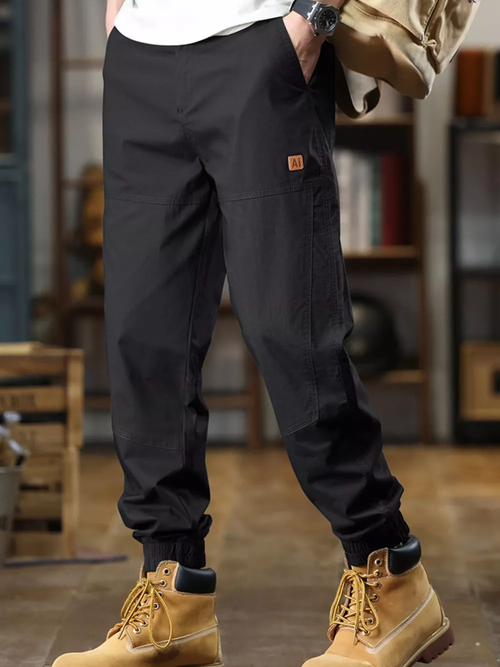 Men's Full Size Wide Leg Pants Plus Size, image 2