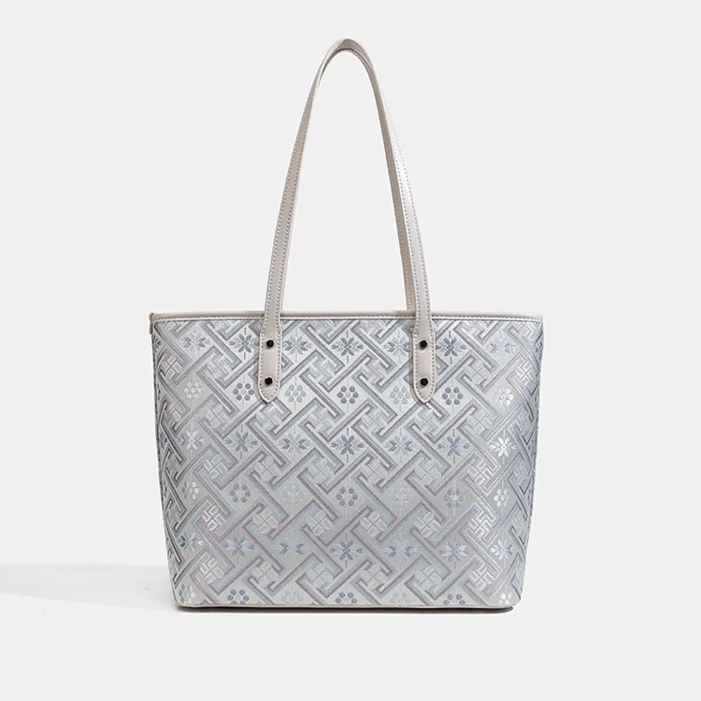 Geometric Pattern Tote Bag, image 2