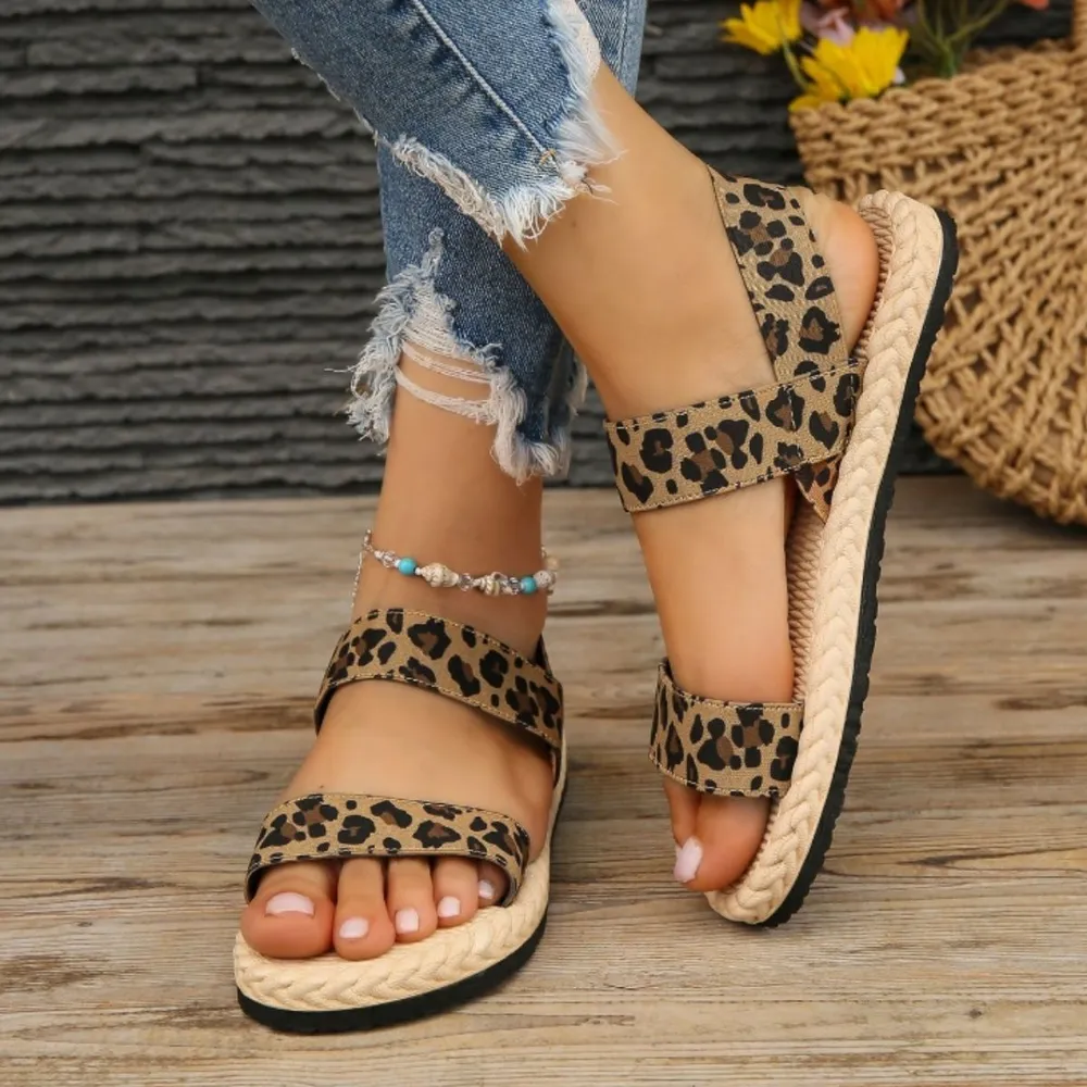 Open Toe Flat Sandals, image 3