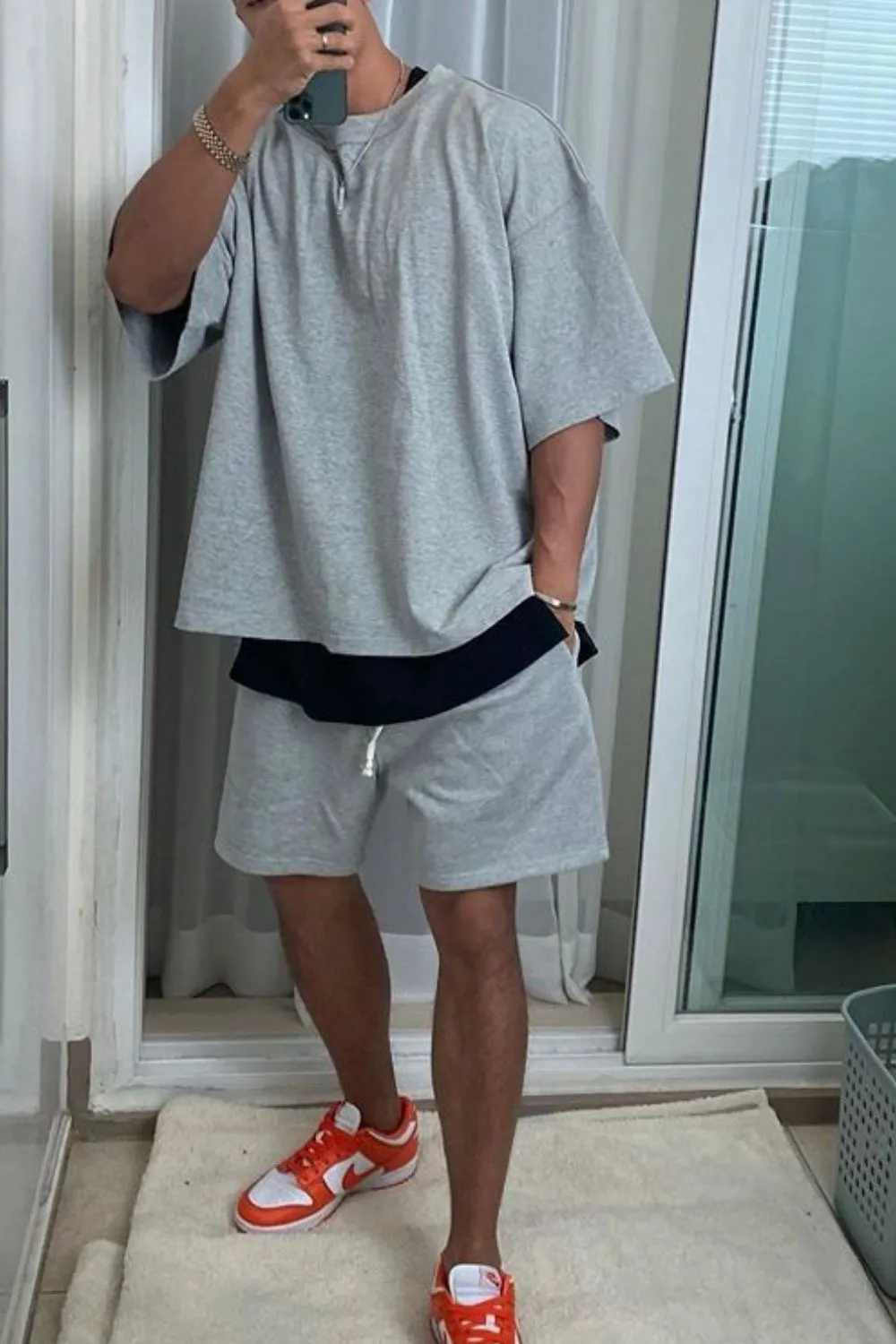 Men's Plus Size Round Neck Half Sleeve T-Shirt, image 3