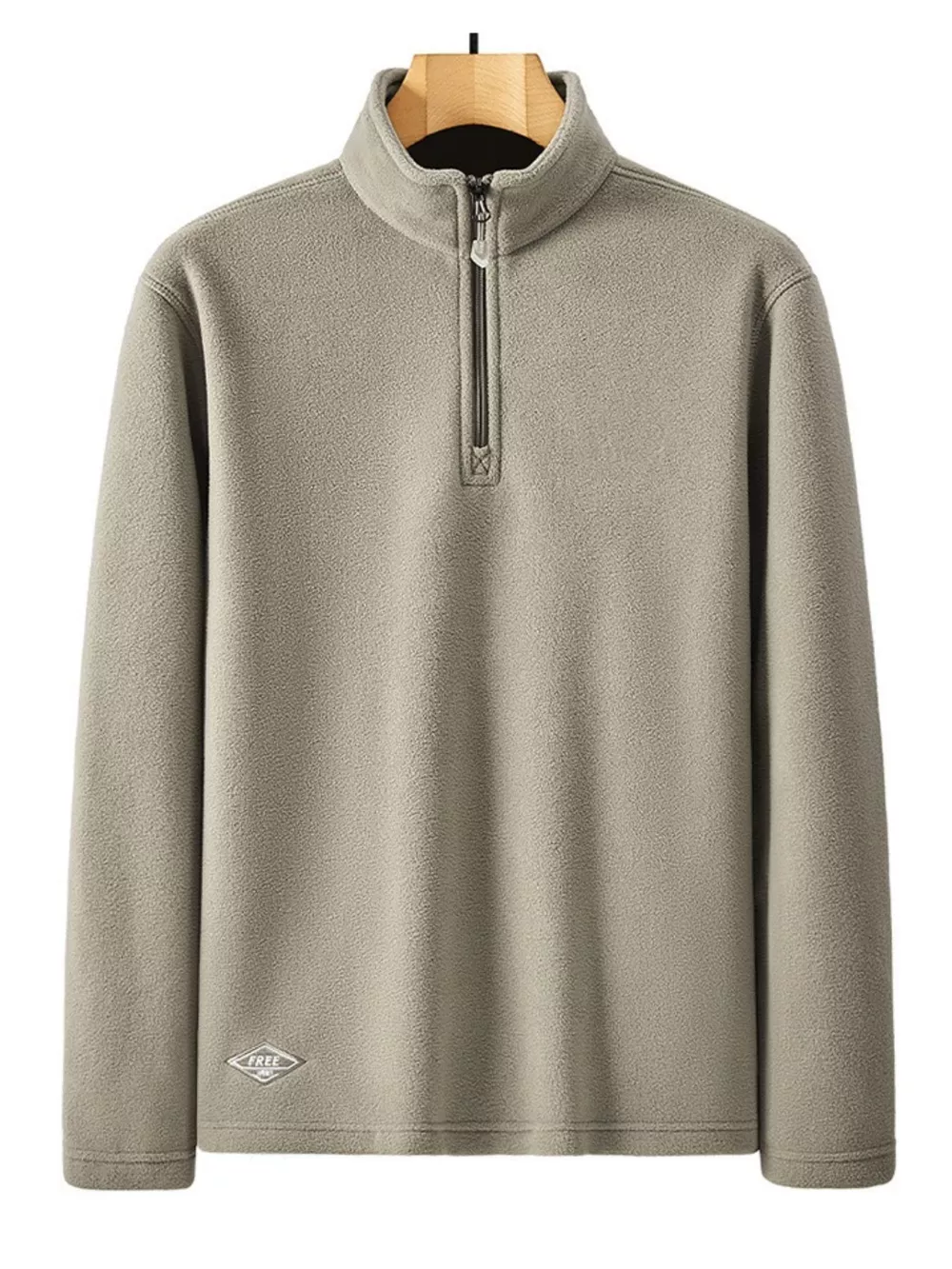 Men's Casual Quarter Zip Fleece Sweatshirt, image 5