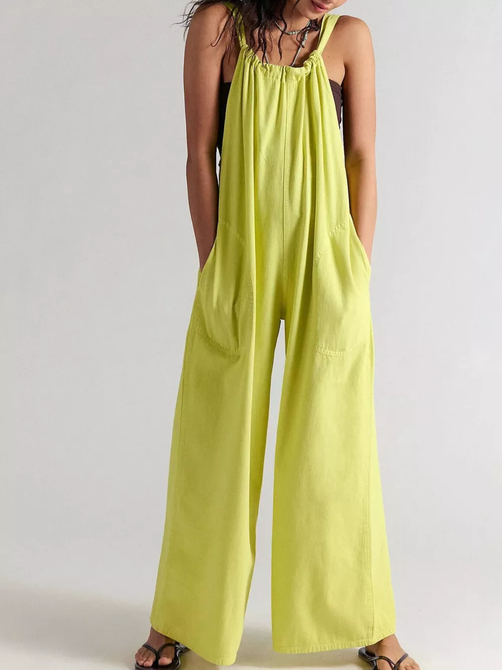 Sleeveless Wide-Leg Jumpsuit, image 5