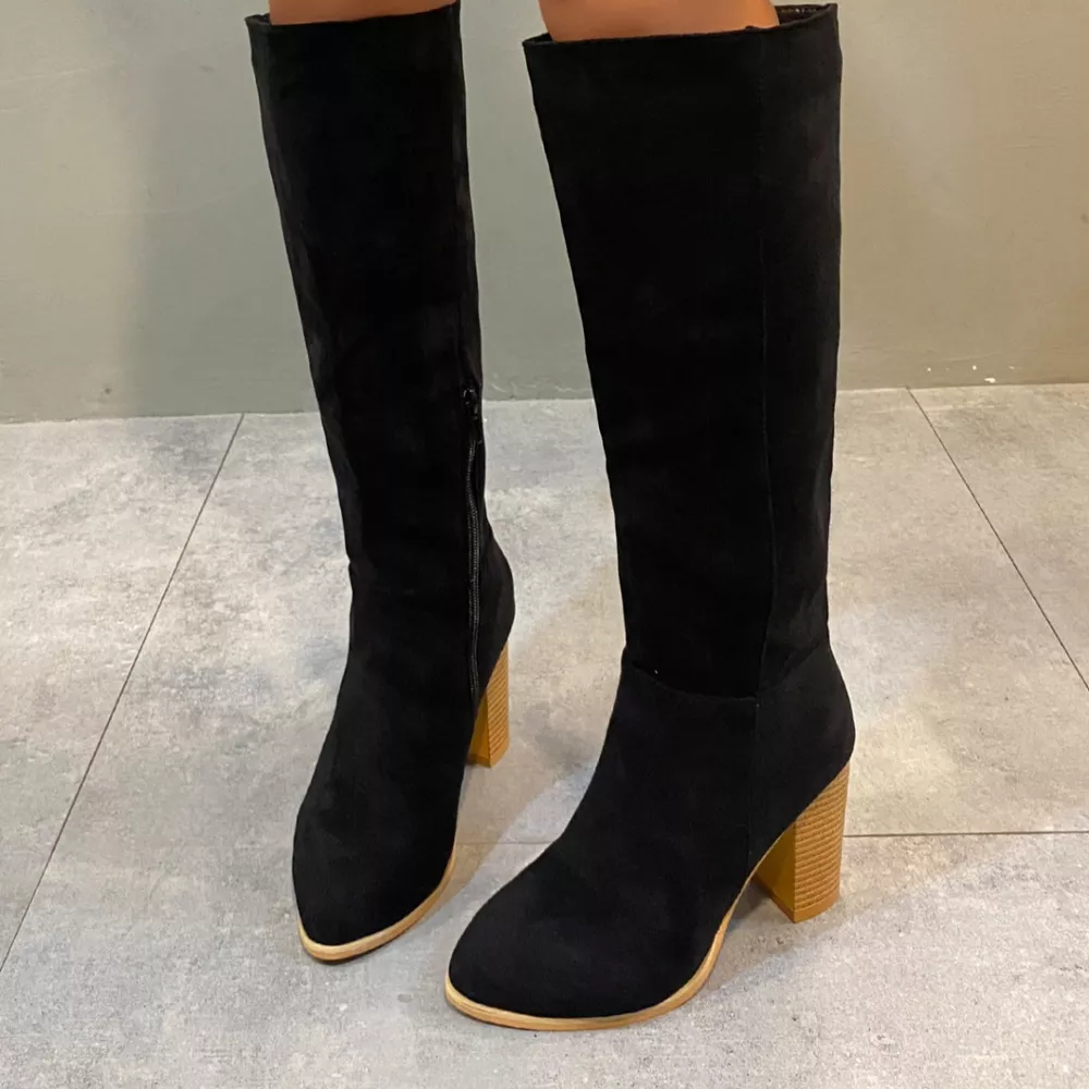 Point Toe Block Heels Boots, image 2