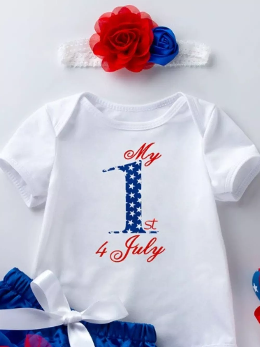 Children's First 4th of July Outfit Set, image 3