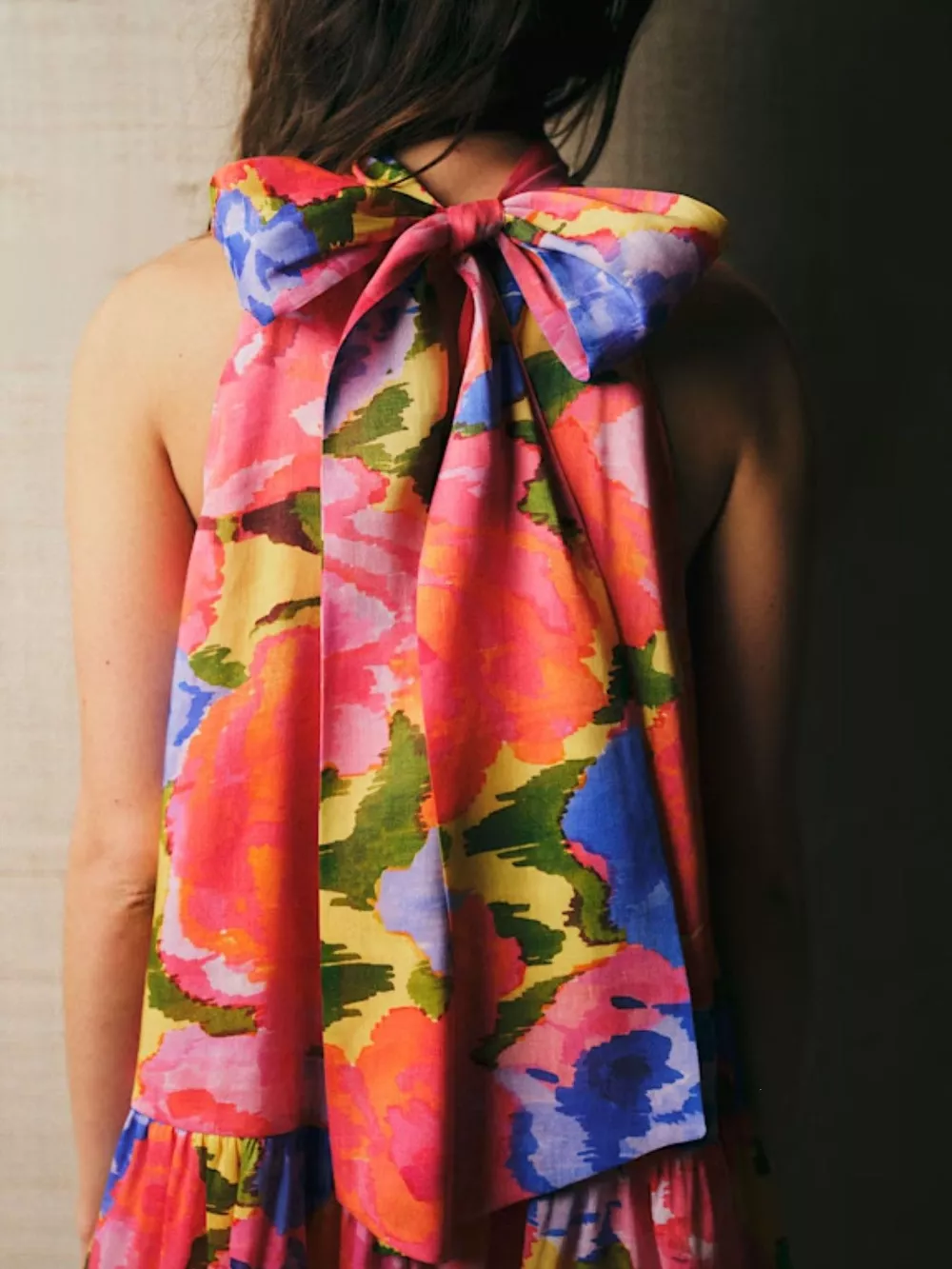 Full Size Floral Print Sleeveless Mini Dress Plus Size, image 5