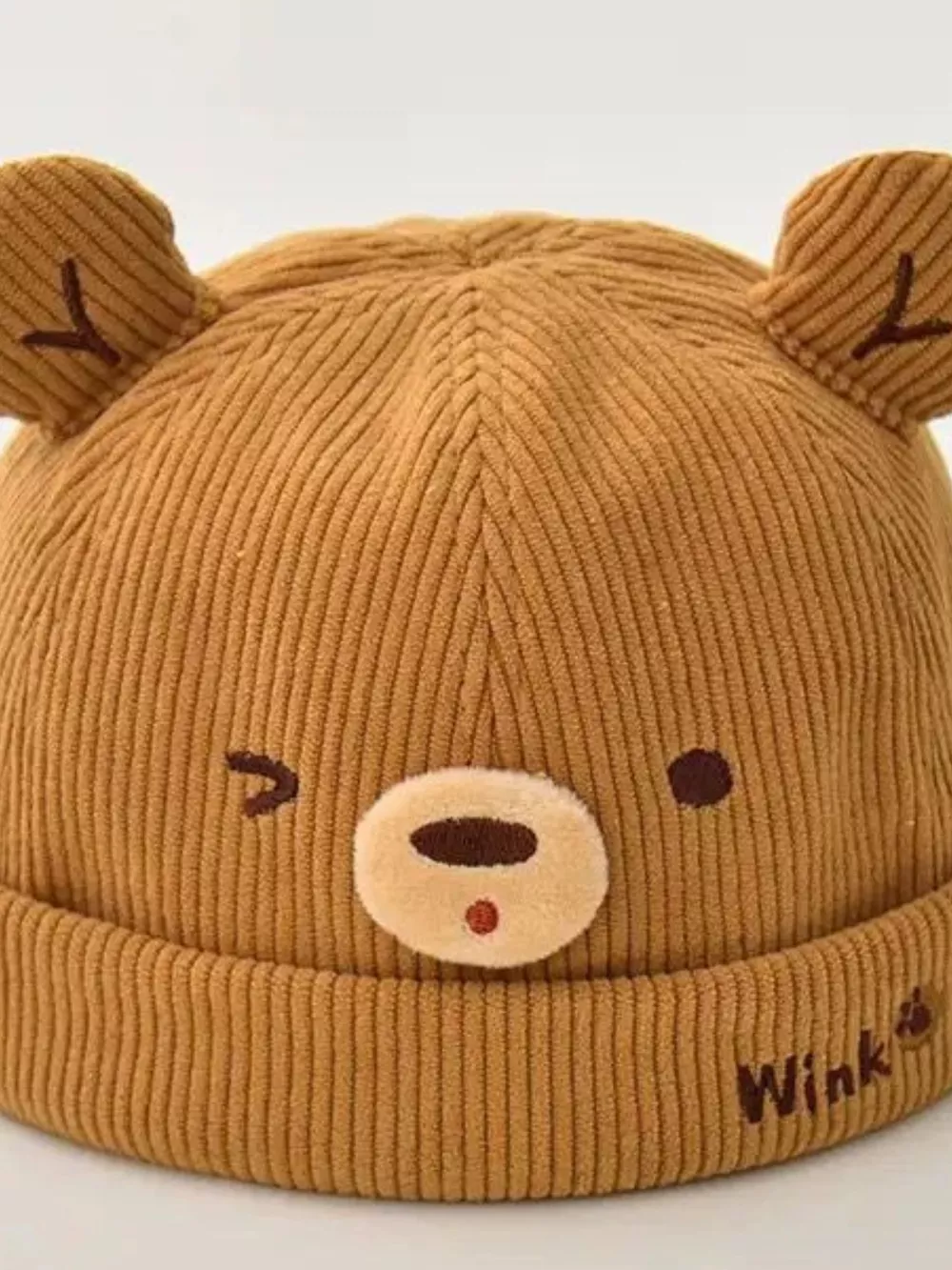Children's Bear Ear Corduroy Hat, image 14