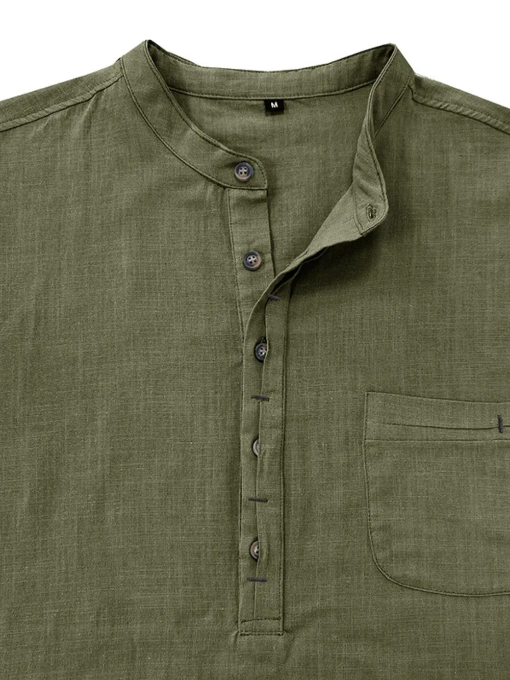 Men's Basic style Button Detail Polo, image 5