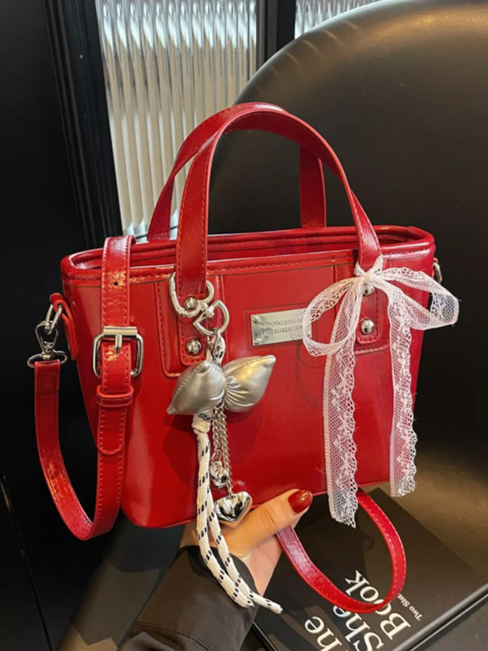 PU Leather Crossbody Bag, image 8