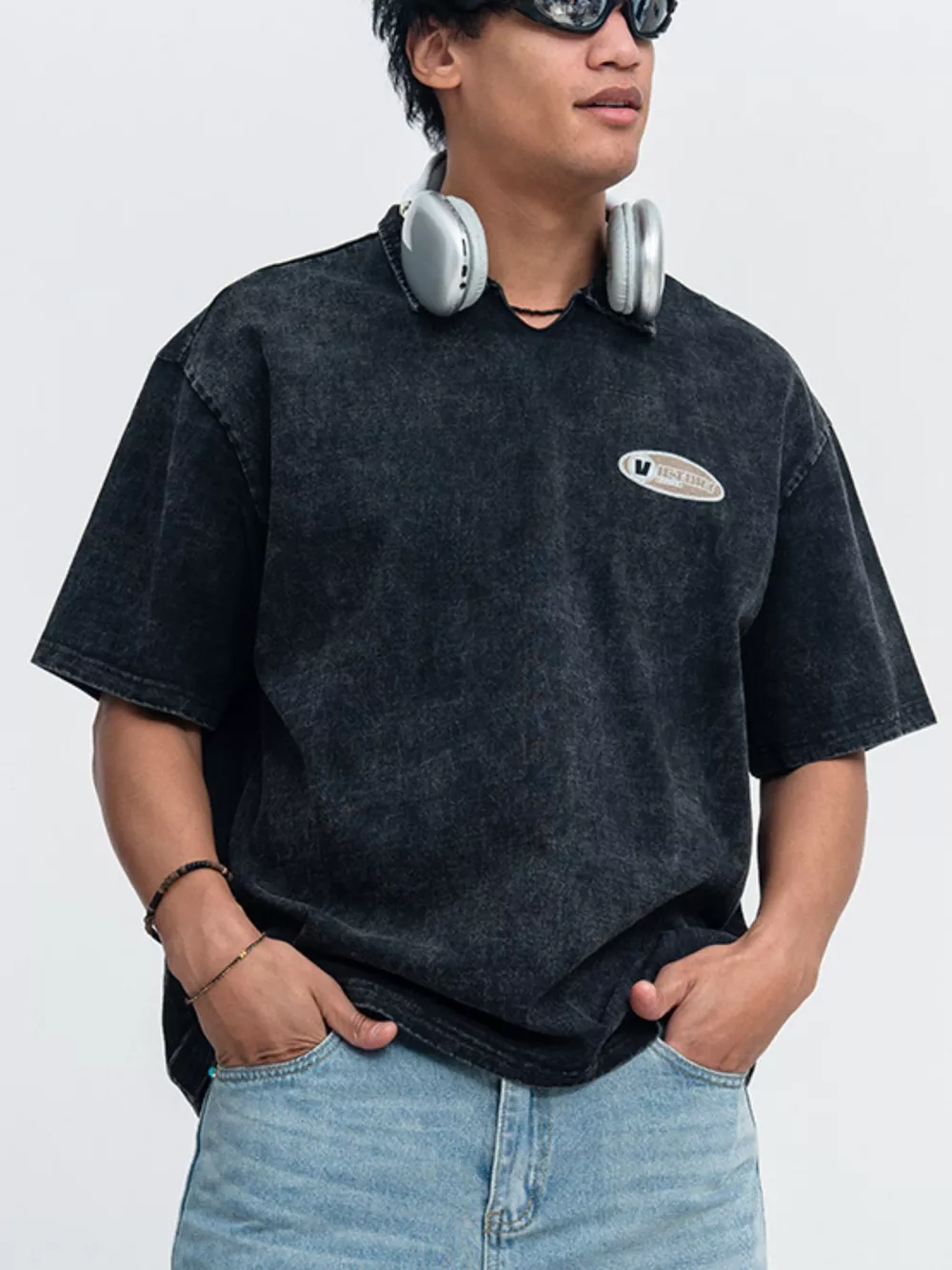Men's Vintage Washed Graphic T-Shirt, image 2