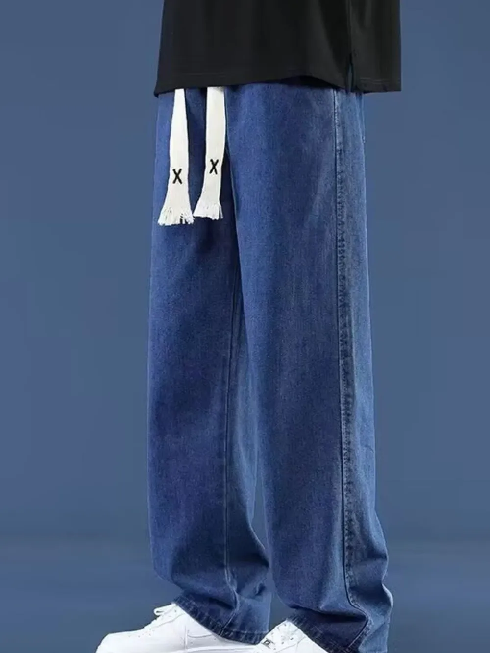 Men's Full Size Wide Leg Jeans Plus Size, image 3