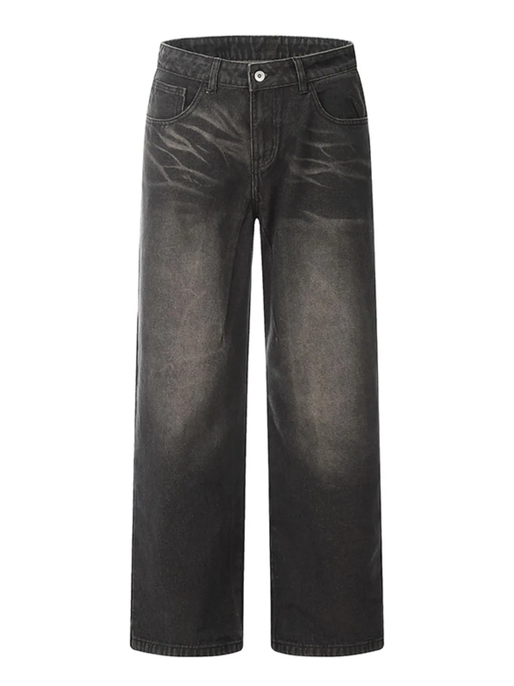 Men's Vintage Wash Loose Fit Jeans