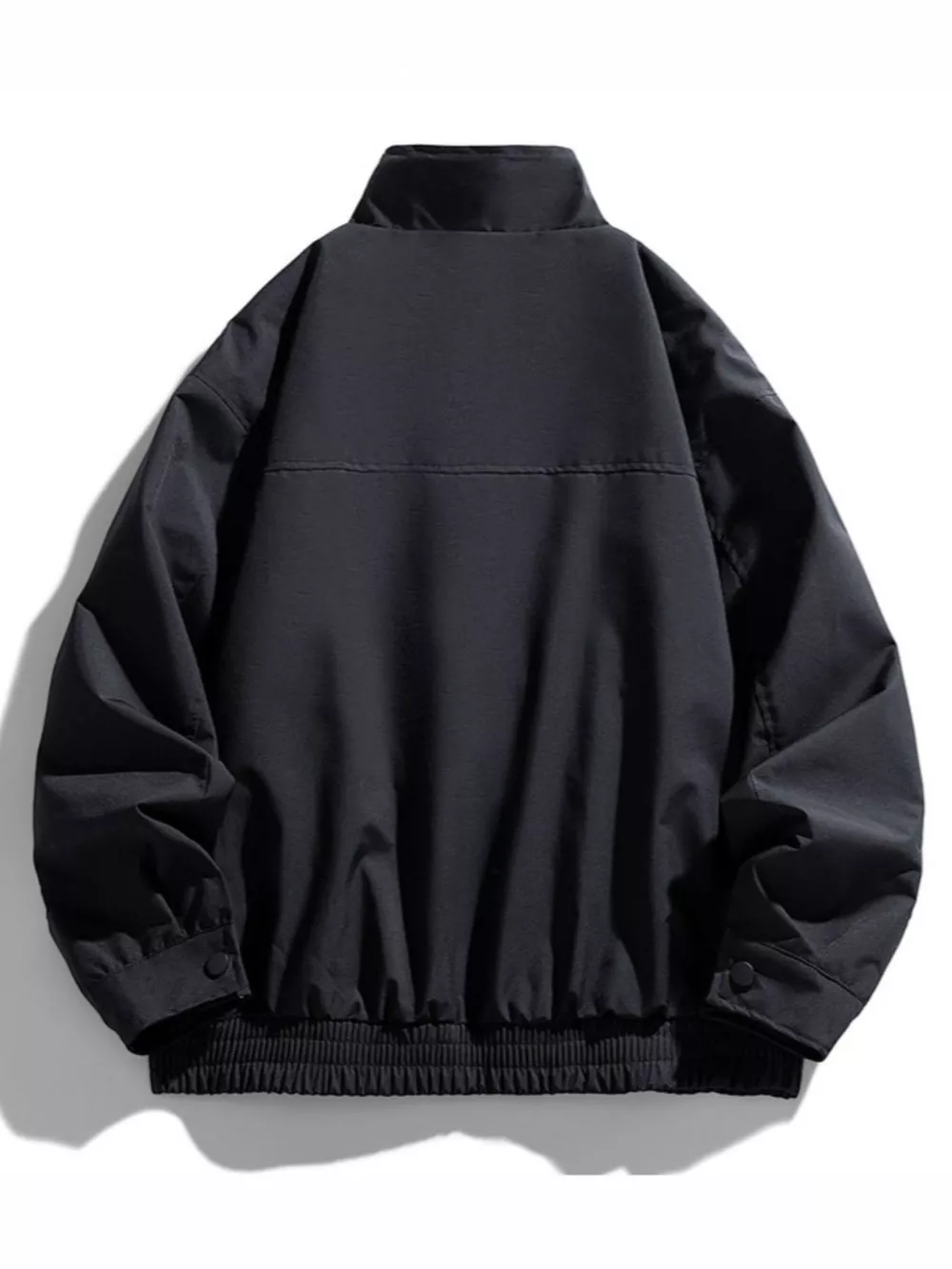 Men's Plus Size Zip Up Casual Jacket, image 2