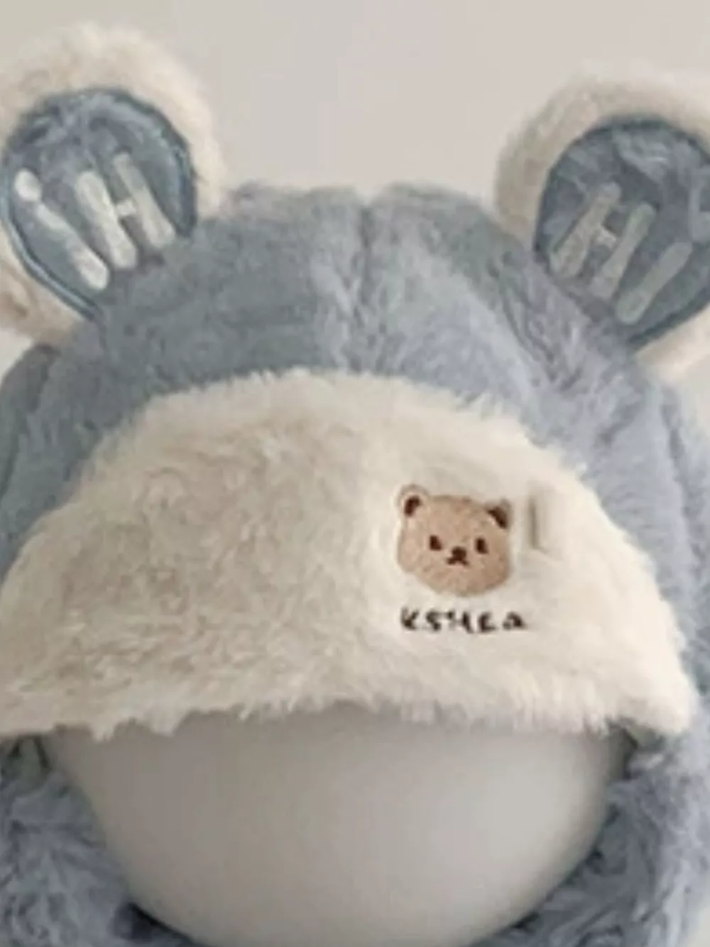 Children's Bear Ear Fluffy Hat, image 8
