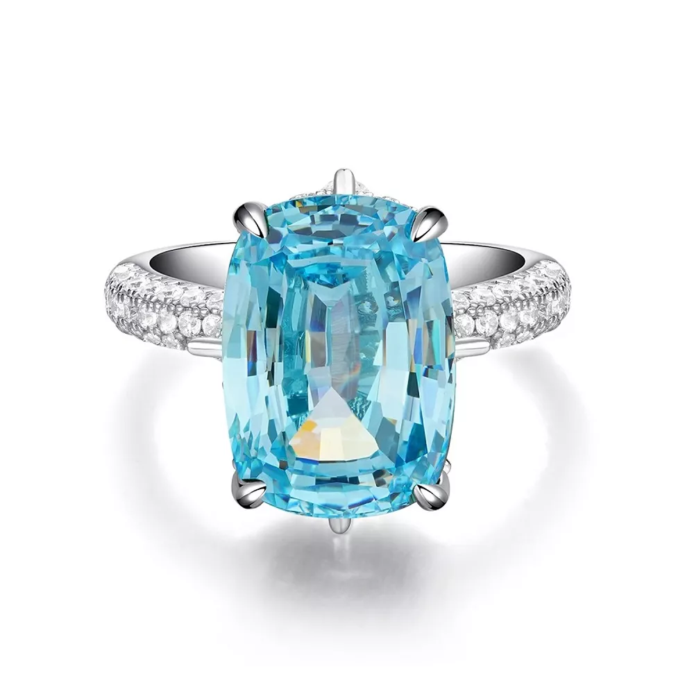 925 Sterling Silver Zircon Ring, image 4