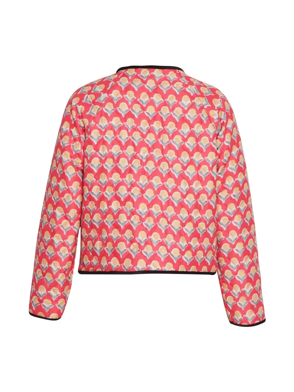 Tied Printed Long Sleeve Jacket, image 3