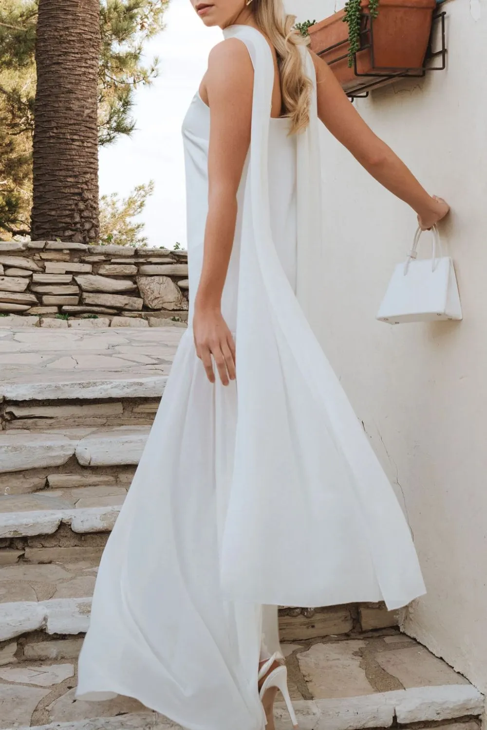 Adjustable Strap Maxi Cami Dress with Scarf, image 10