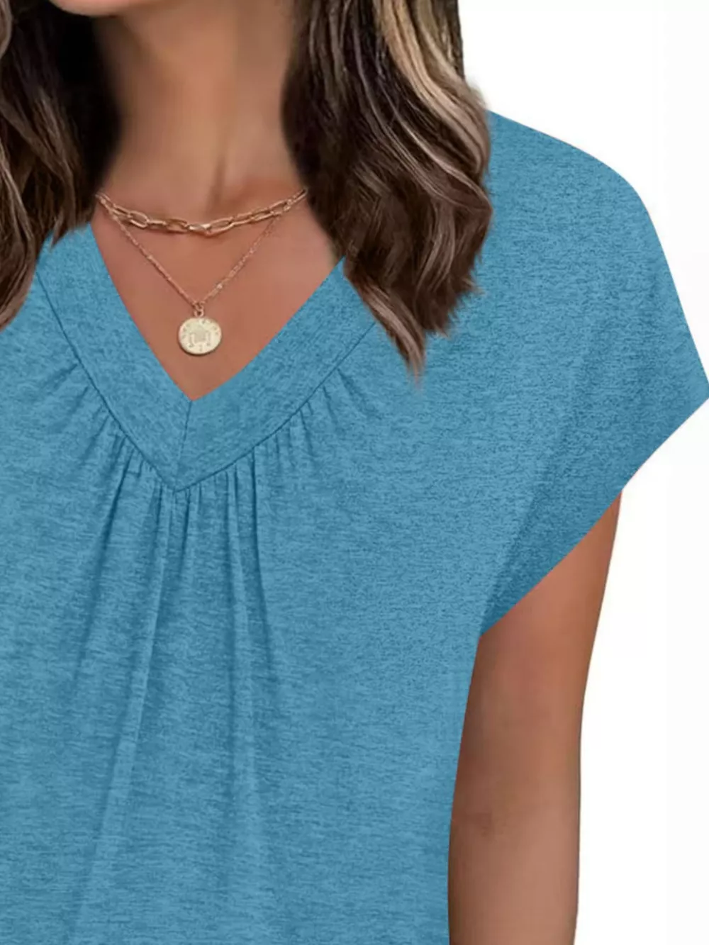 V-Neck Relaxed Fit T-Shirt, image 6