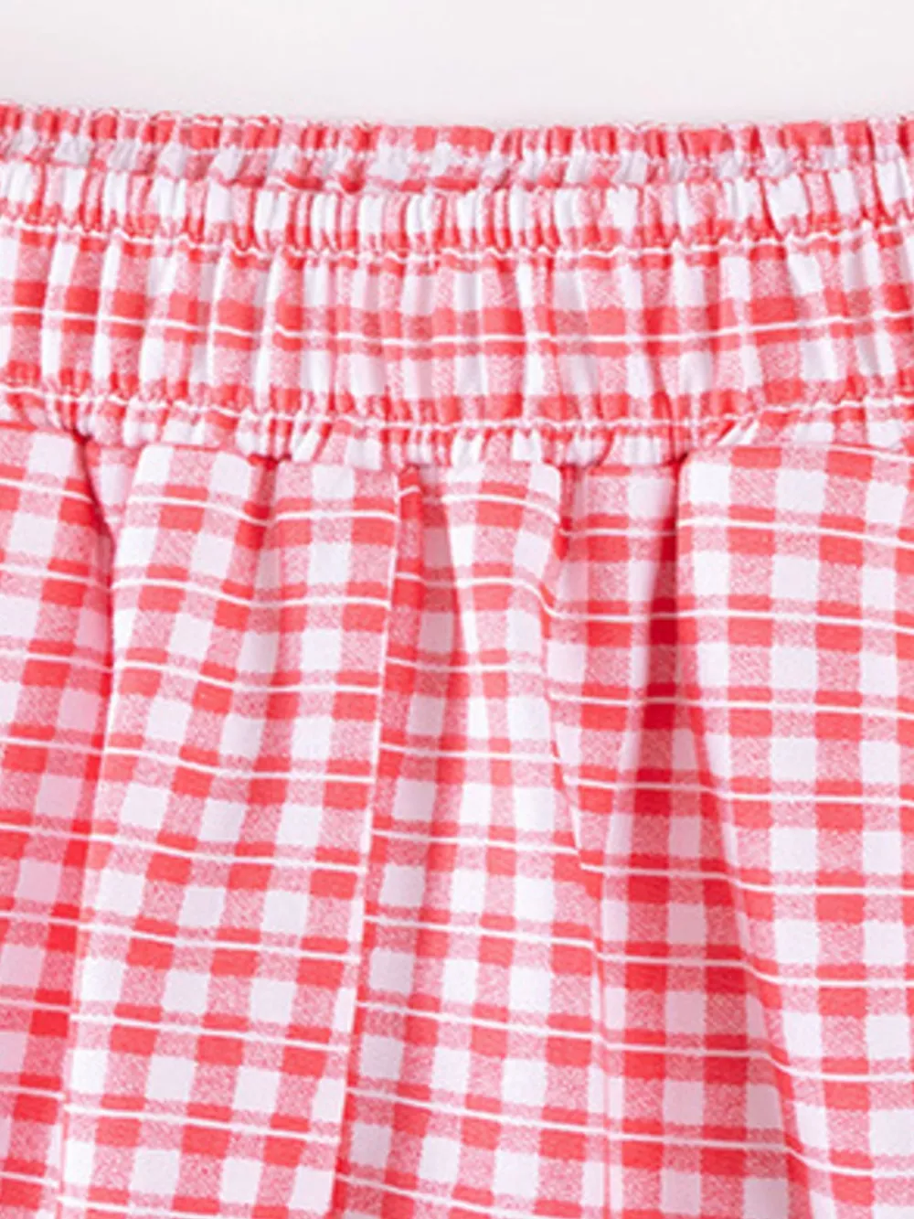 Children's Strawberry Graphic Sweatshirt and Gingham Pants Set, image 5