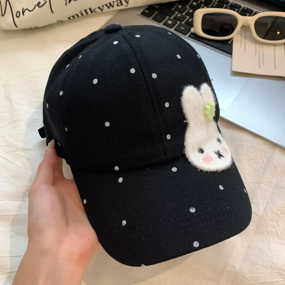 Bunny Polka Dot Baseball Cap, image 5