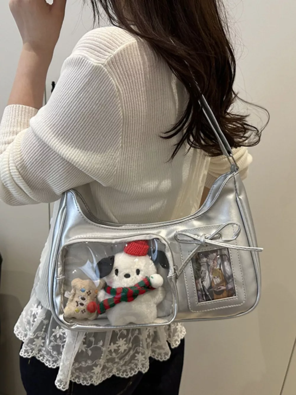 Clear Pocket Crossbody Bag, image 19