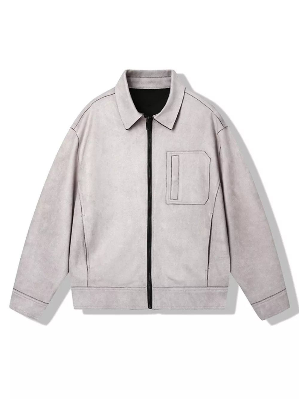 Men's Casual Lightweight Zip-Up Jacket, image 5