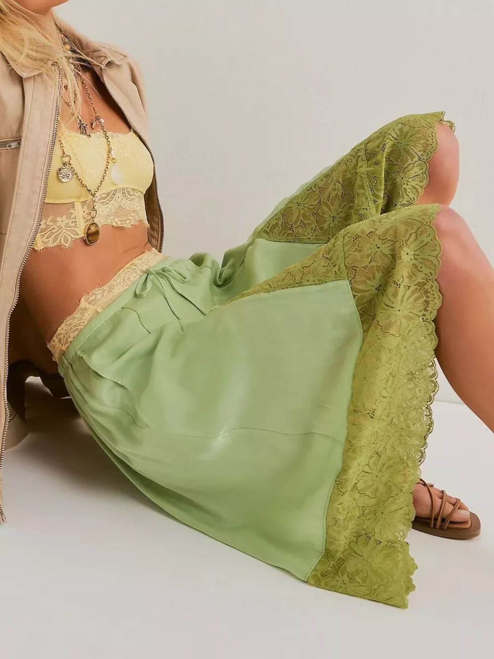 Lace Detail Shorts, image 6